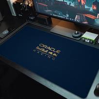 Oracle Red Bull Racing pelės kilimėlis Didelė žaidimų stalo pagalvėlė Neslystantis nešiojamojo kompiuterio planšetinio kompiuterio didelis pelės kilimėlis XXL kilimėlis Mini PC žaidimų kilimėlis su užrakinamu kraštu_xia 30cmx60cm(11.8x23.6inch) black