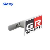 3D Metalinis GR Sport Logotipas Automobilio Priekinės Grotelių Ženklelis Toyota Rav4 Auris Yaris Camry Crown Prado Supra Corolla Išorės Aksesuarams