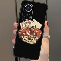Las Vegas Casino Poker For Honor 50 Case For Huawei P30 Lite P40 P20 P50 Pro P Smart Z 2019 Mate 20 Lite Cover Huawei P20 black