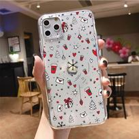 Merry Christmas Phone Case For Samsung S30 S20FE S20ULTRA S10 S10E S9 M31 A71 A70 A52 A51 A50 A32 A31 A21S A12 A11 A11 gray