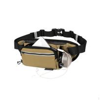 Waist Pack Bag Fanny Casual Lightweight for Men Women Shoulder Travel Camping pilka spalva