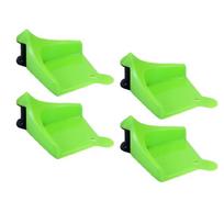 4Pcs Tire Hose Roller Car Hose Guide Avoid Snagging Detailing Tire Hose Guide žalia