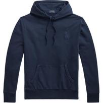 Polo Ralph Lauren FW24 Solid Big Pony Embroidered Hoodie Men hoodies Nautical-Blue MNPOKNI16823942-410 S black