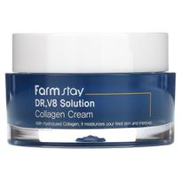 Farmstay, Dr. V8 Solution Kolageno kremas, 50ml white