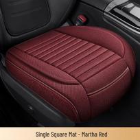 Visasezoninė medvilnės ir lino automobilio sėdynės pagalvėlė sedanams, visureigiams, visureigiams automobiliams ir sunkvežimiams - Modelis YM3 Single Seat blue