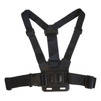 For GoPro Hero 12/11/10 Chest Harness Mount with J Hook Camera Fixation Mounts Cameras Bracket Holder for Camping Hiking China Mainland black