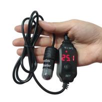 Mini akvariumo šildytuvas Žuvims akvariume USB įkrovimas Temperatūros rodymas Reguliuojamas 64,4-93,2 °F CN beige