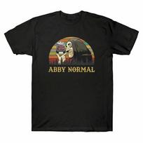 Abby Normal Vintage Retro Men T-Shirt Frankenstein Funny Comedy TV Film Tee Top Unisex T-Shirt M black