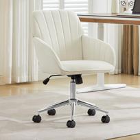 Height-adjustable office swivel chair for home and bedroom, ergonomic swivel chair with backrest, suitable for long sitting. 62 x 60 x 97 cm balta