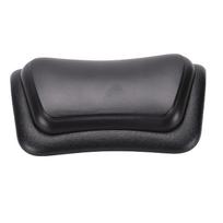 PU Bathtub Pillow with Strong Suction Cup Ergonomic Ample Support Bathtub Neck Pillow gray