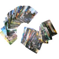 Witch Tarot Cards Deck Hologram Paper English Divination Card Interactive Board GameWitches Tarot gray
