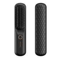 USB Rechargeable Hair Straightener Brush Negative Ions Electric Styling Comb  Hair Styling juoda
