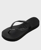 Havaianas Slim Platform Flip-Flops Black Black/250 black
