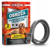 Antkaklis nuo blusų dideliems šunims STRONG, L, 75 cm