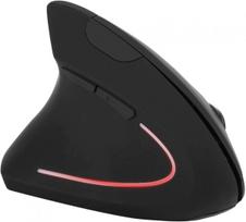 Belaidė vertikali pelė kairiarankiams, USB, 2,4 GHz, 6 mygtukai