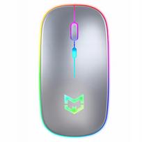 Belaidė pelė su RGB pašvietimu, LED, įkraunama per USB