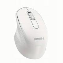 Belaidė pelė PHILIPS SPK7448, balta, ergonomiška, tyli, biurui