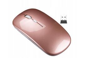 Belaidė pelė 2.4G, 1600 DPI, RGB, tylūs 4 mygtukai