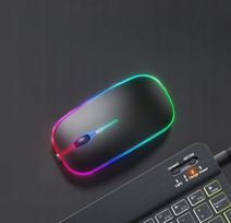 Belaidė pelė, juoda, RGB, Bluetooth, 2.4 GHz, 1600 DPI