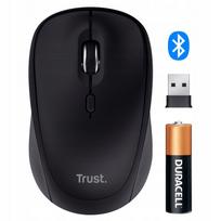 Belaidė tyliai veikianti Bluetooth ir 2.4GHz pelė, kompaktiška, ekologiška, skirta nešiojamam ir stacionariam kompiuteriui