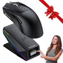 Belaidė žaidimų pelė ATTACK SHARK X11PRO V2, juoda, Bluetooth