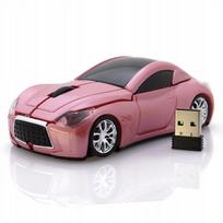 Belaidė kompiuterio pelė automobilio formos