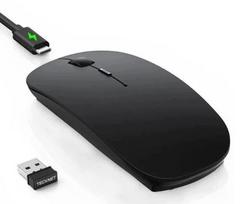 Belaidė pelė TECKNET TK-MS058, Bluetooth 5.2, 2.4 GHz, 4800 DPI, USB-C