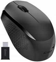 Belaidė pelė GENIUS NX-8000S, USB-C, 1200 dpi, juoda, tyli