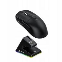 Belaidė žaidimų pelė Attack Shark X6, juoda, lengva, Bluetooth, Type-C