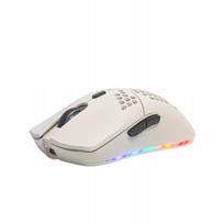 Belaidė žaidimų pelė su RGB apšvietimu, 2.4GHz, USB-C, optinė, balta