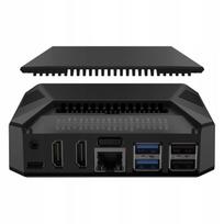 Korpusas Raspberry Pi 5 su aktyviu aušinimu, juodas, Allecto Argon V3