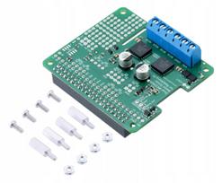 Variklių valdiklis Pololu 2756 DC Dual MC33926, suderintas su Raspberry Pi, surinktas