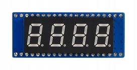 LED ekranas 4 skaitmenų, 8 segmentų modulis Raspberry Pi Pico