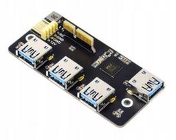 PCIe į USB 3.2 Gen1 (B) adapteris