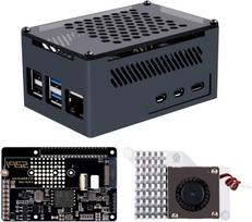 Aušinamas POE HAT P33 M2 NVMe M Key, skirtas 40 kontaktų lizdui