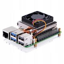 Aliumininis aušinimo bokštelis Raspberry Pi 5, PWM, Allecto