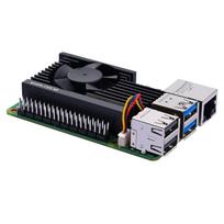 Aliumininis aušintuvas su PWM ventiliatoriumi, skirtas Raspberry Pi 5, 30 mm
