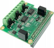 Modulis RS485 CAN HAT Raspberry Pi 5, 4, Zero – SPI, UART, pramoninis