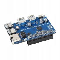 USB 3.2 Gen1 su 3x USB ir 1x Gigabit Ethernet HUB išplėtimo modulis