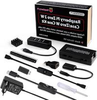 Raspberry Pi Zero 2 W dėklas su USB GPIO šakotuvu, ABS plastiko korpusas