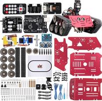 Robotas tankas su R3 valdymo plokšte, Bluetooth ir kamera