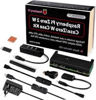 Aliuminis dėklas Raspberry Pi Zero 2 W su USB šakotuvu ir aušinimu