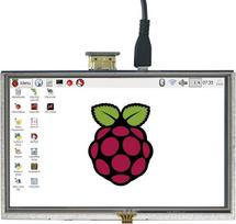 5" HD TFT LCD HDMI 800x480 jutiklinis ekranas Raspberry Pi