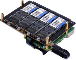 M.2 M rakties NVMe keturių kanalų maitinimo adapteris, 5V, tinka 2230/2242/2260/2280 dydžiams