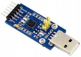 UART plokštė su USB 2.0 adapteriu CP2102, Waveshare 7605