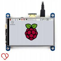 Jutiklinis 4" IPS LCD ekranas Raspberry Pi, 800x480 px