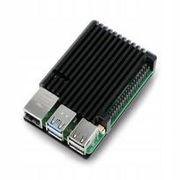 Raspberry Pi 5 aliuminis korpusas