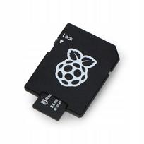 microSD atminties kortelė 32GB 100MB/s A1 V10 su Raspberry operacine sistema