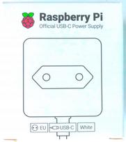 Maitinimo adapteris Raspberry Pi, USB-C, 3 A