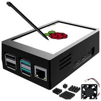 Jutiklinis 3,5" LCD ekranas Raspberry Pi 5, 480x320, 60 Hz, su korpusu
